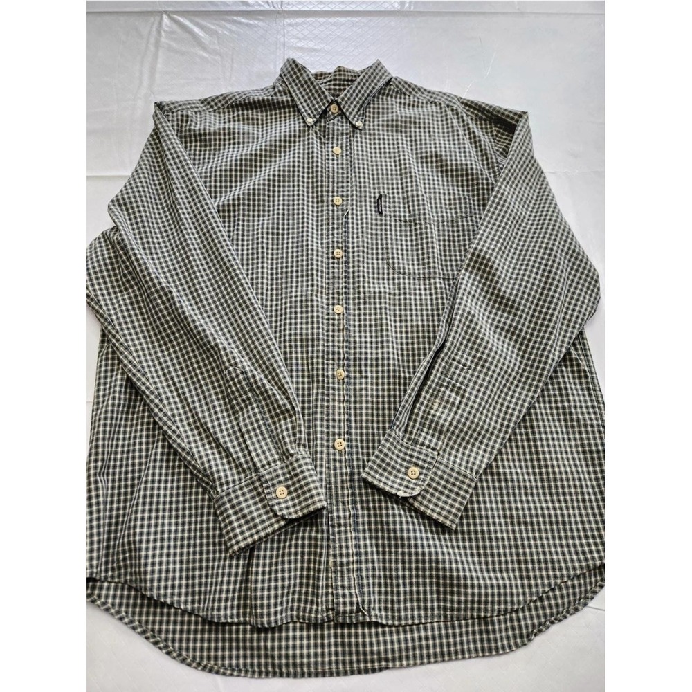 Abercrombie‎ & Fitch Shirt Mens Large Plaid Button Down Casual 90s Vintage Y2K